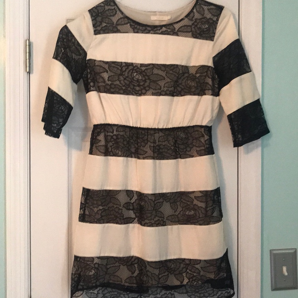 Black and White Tulle Dress Size Small